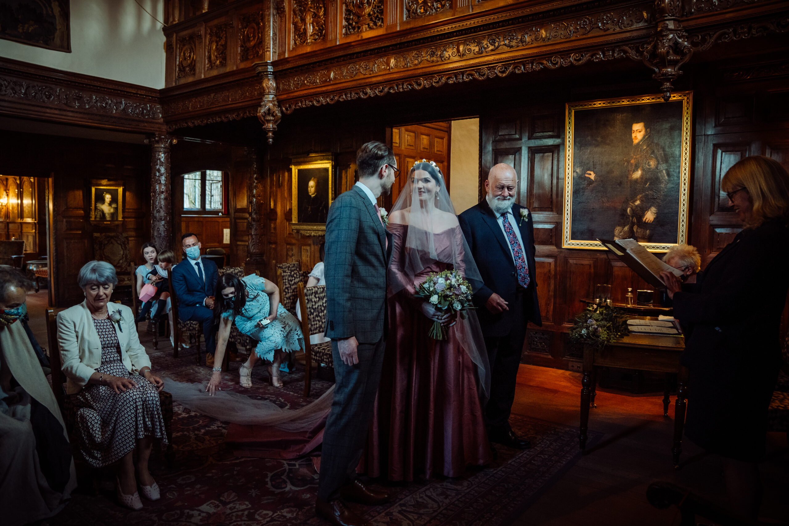 A Ceremony Inside the Castle.