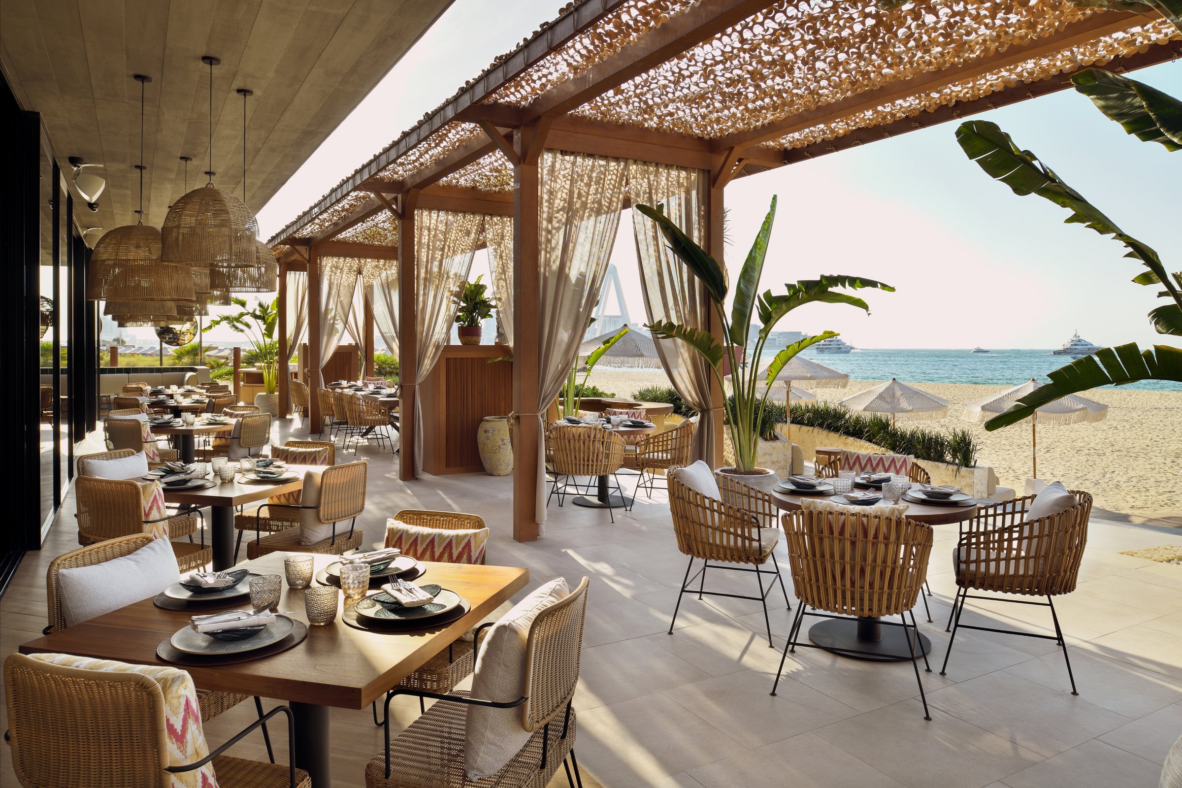 Mediterranean, Arabic, Beachfront.