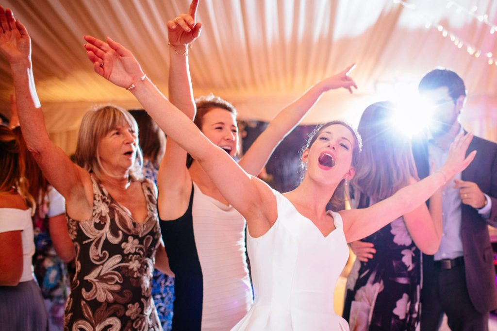 Couple first dance with Down for the Count band
