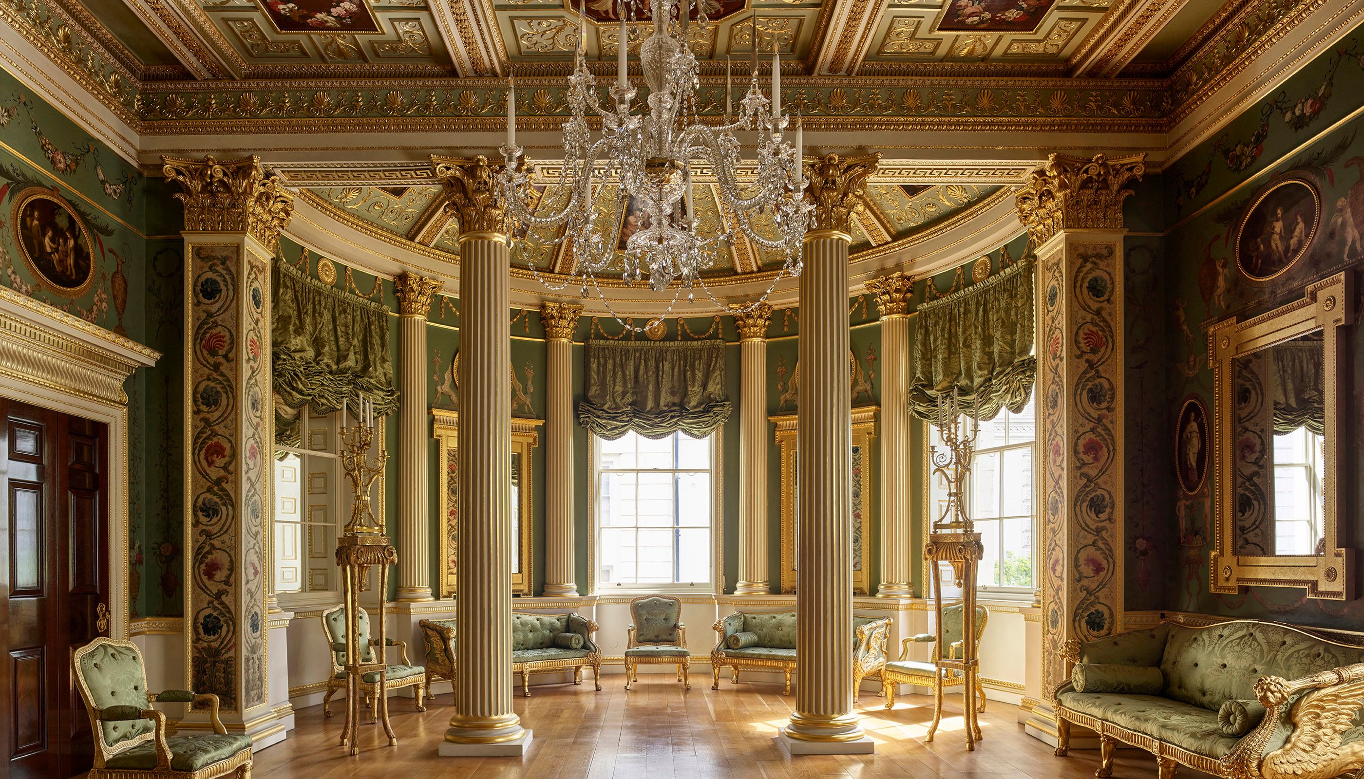 The Painted Room, an early neoclassical interior on the theme of love