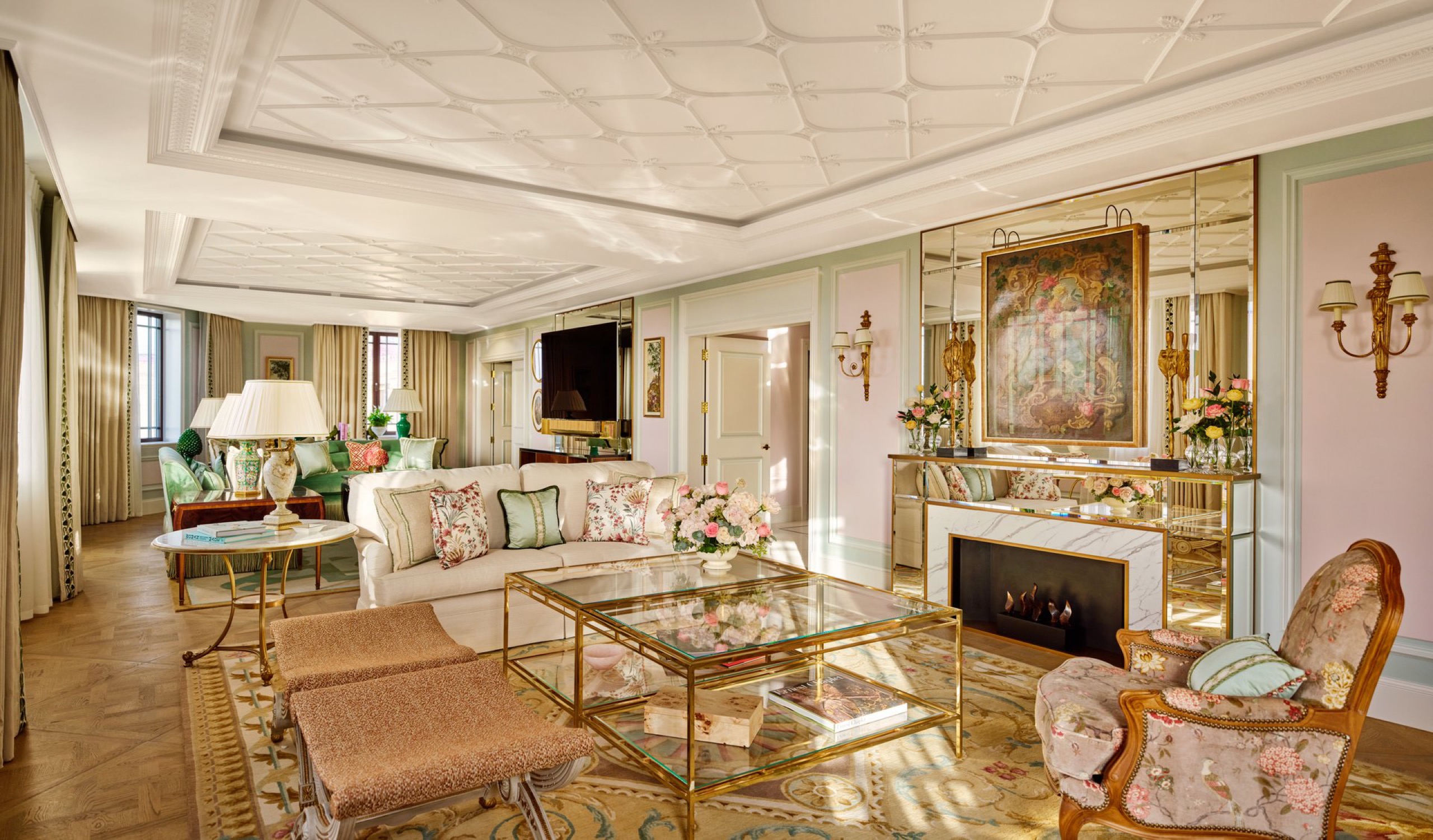 The living room of the Royal Suite