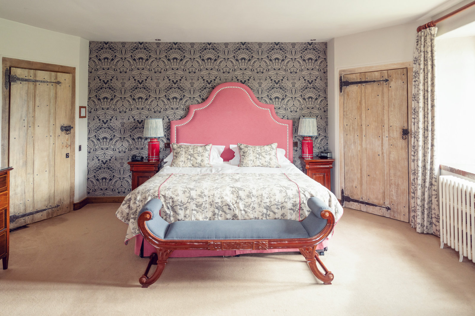A Maiden's Tower Deluxe Double Bedroom at Leeds Castle