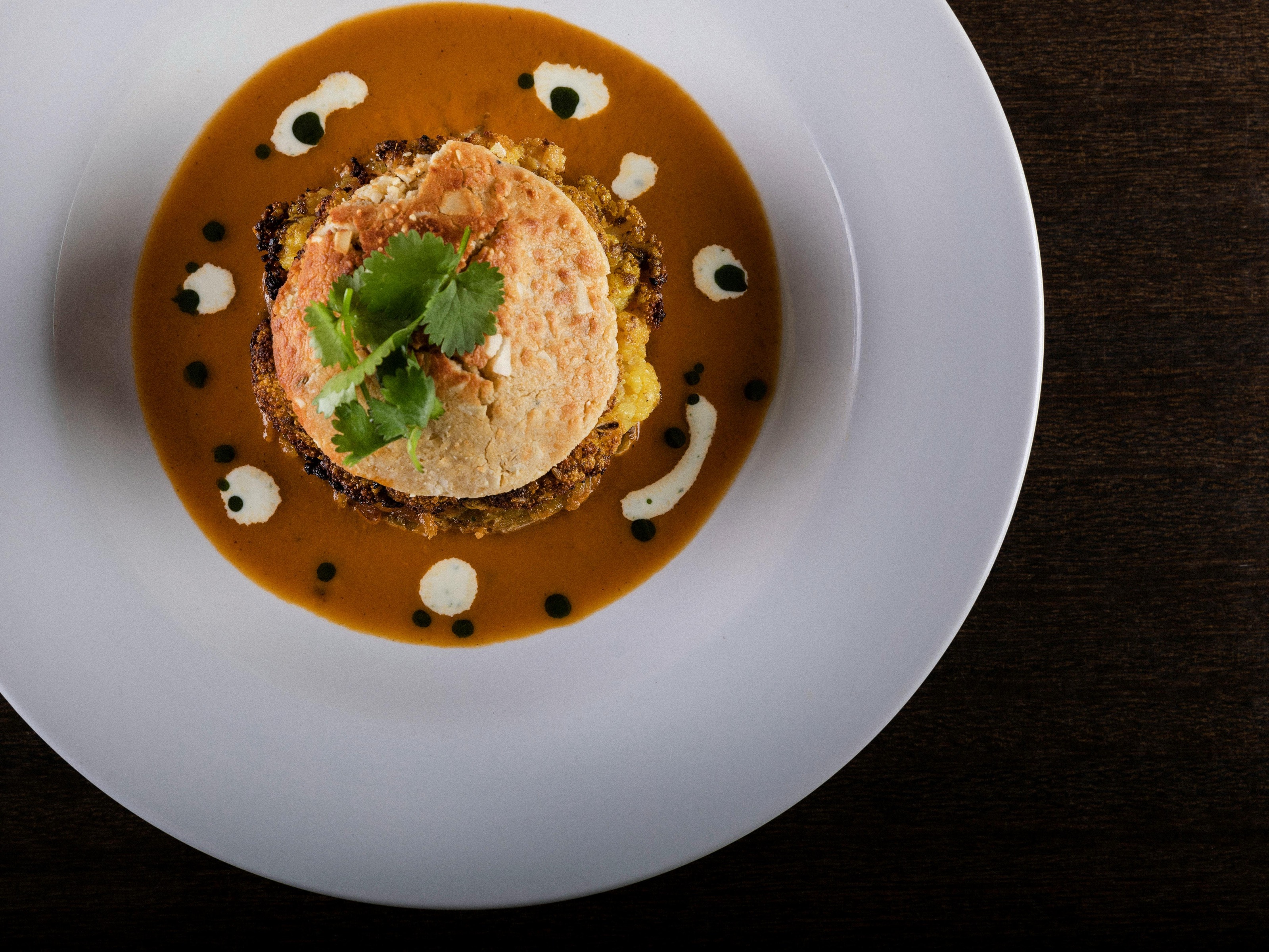 Two Rosettes, Cooked In-House.