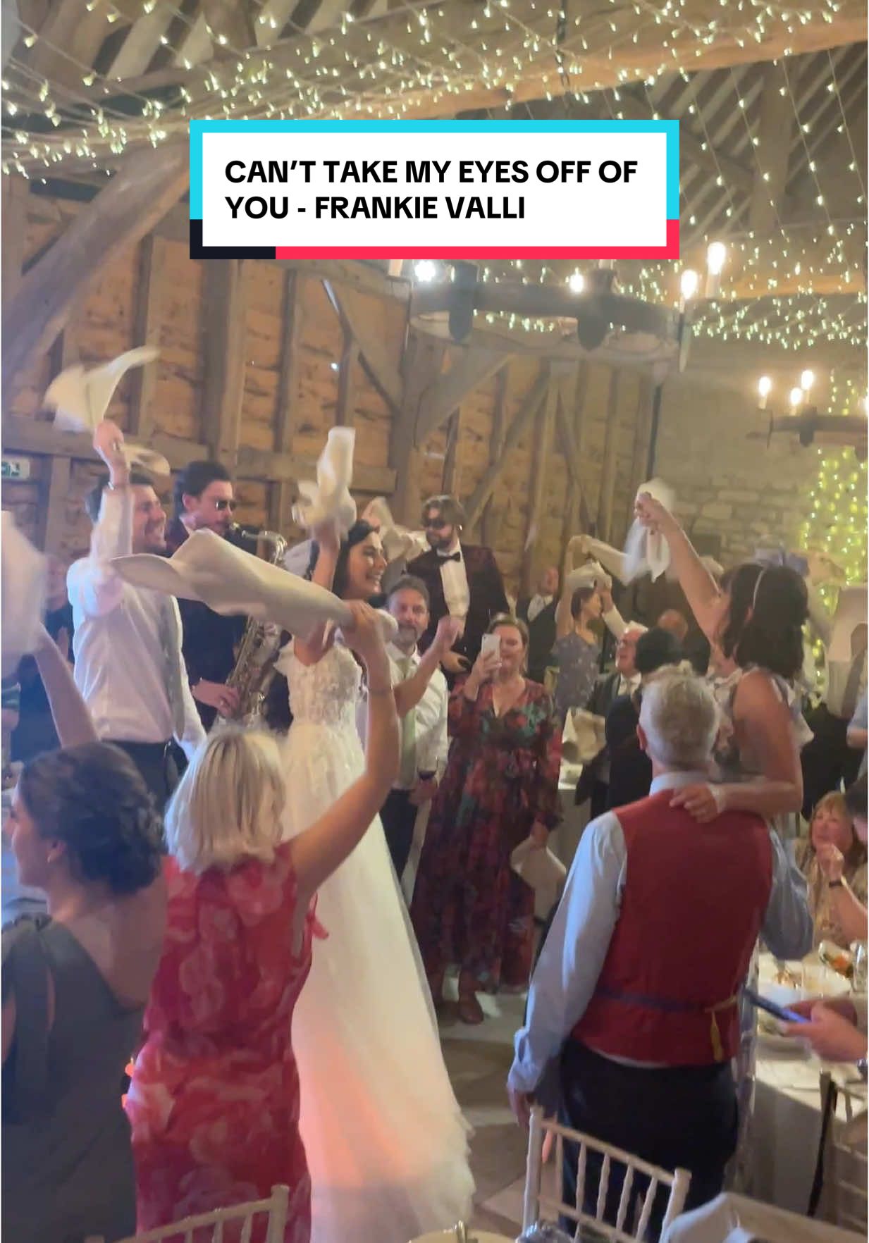 When you said you wanted a wedding like this.