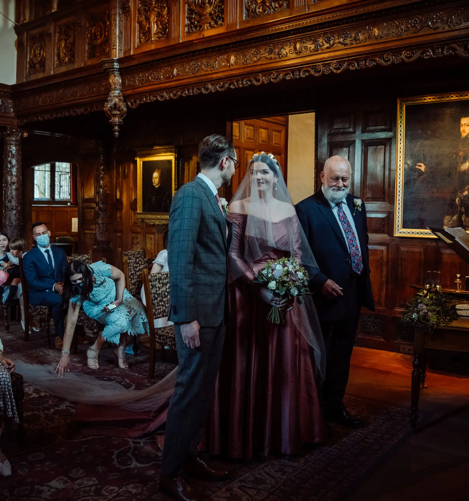 A Ceremony Inside the Castle.