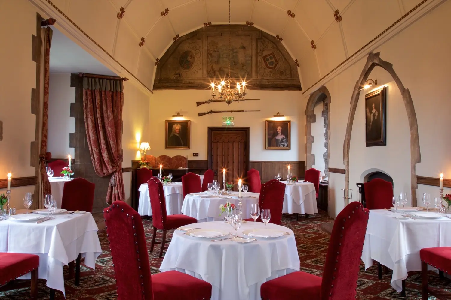 Contemporary Cooking in Ancient Rooms.
