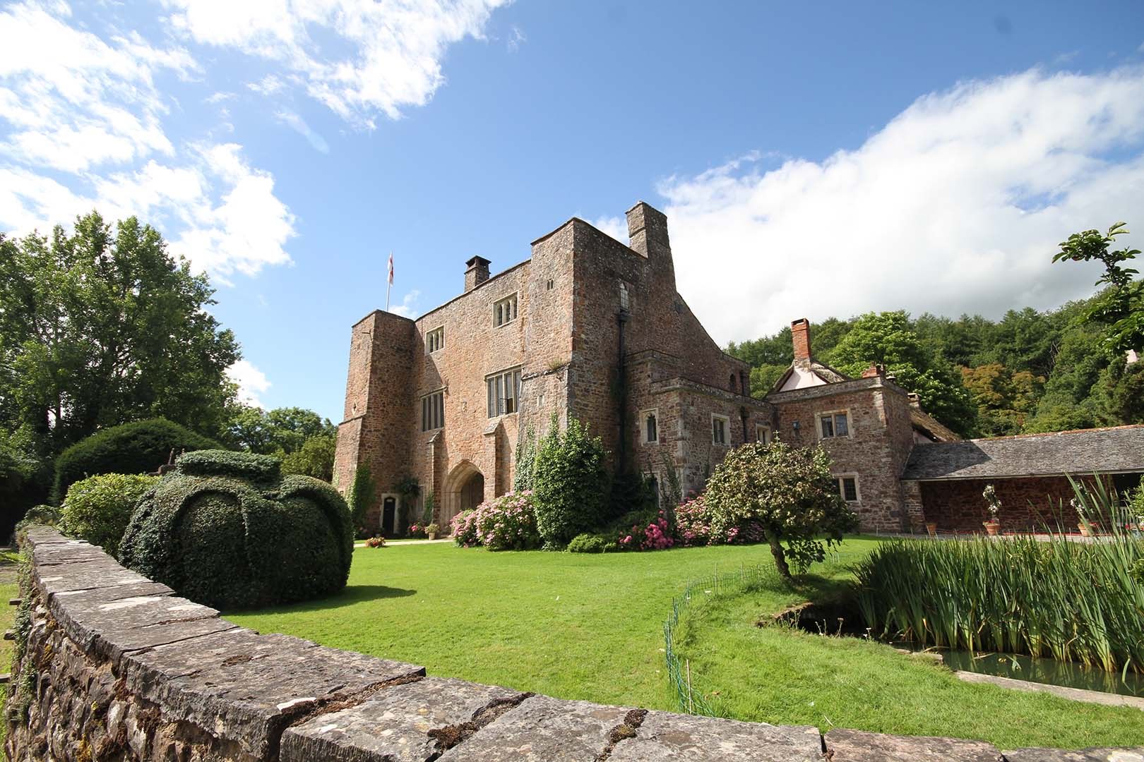 The Castle and Its Moat, Bickleigh Castle, Tiverton, England