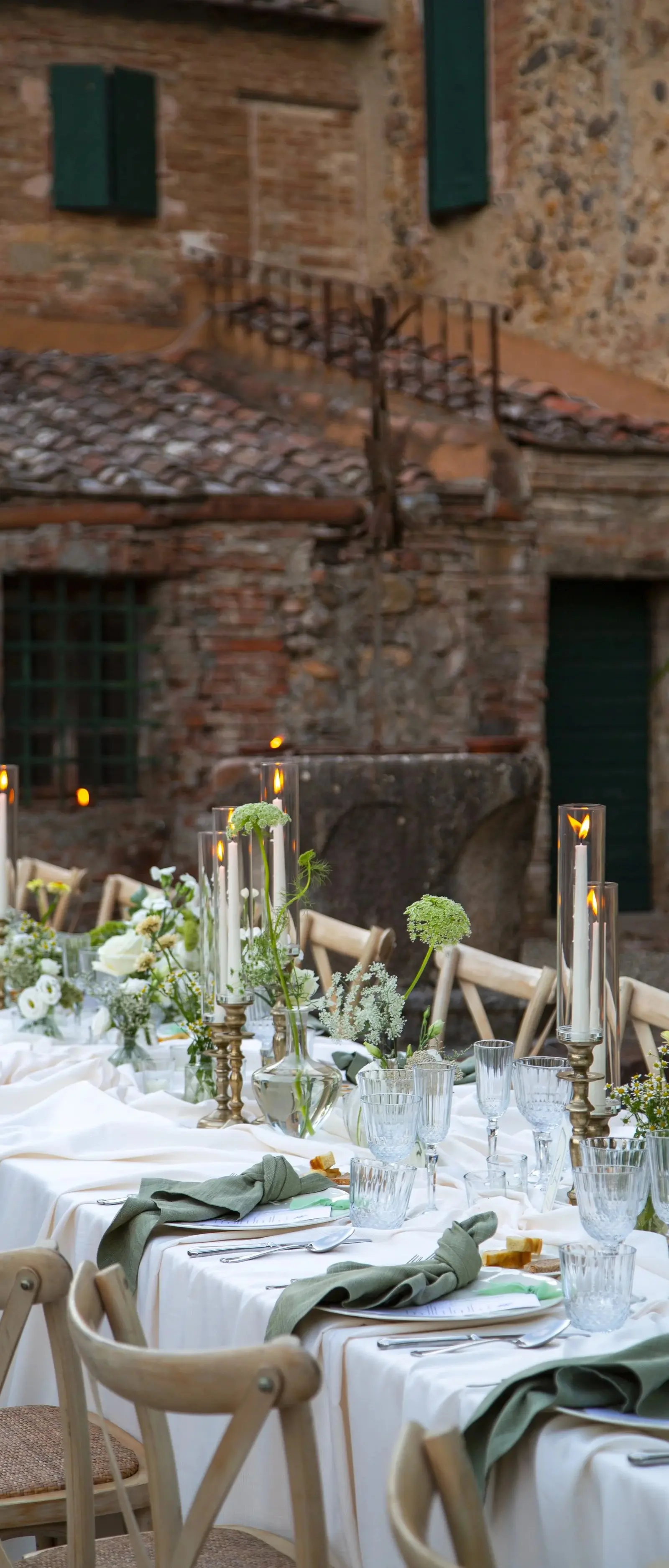 A Borgo, a Chapel and a Candlelit Courtyard.