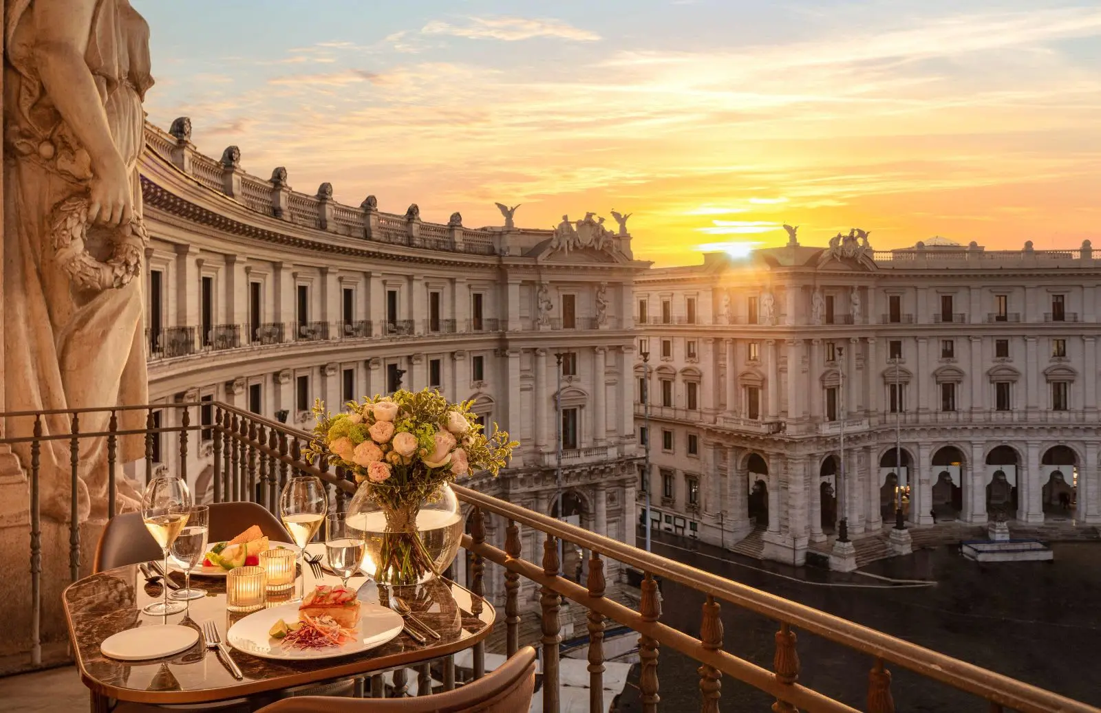 A Wedding Above the Eternal City.