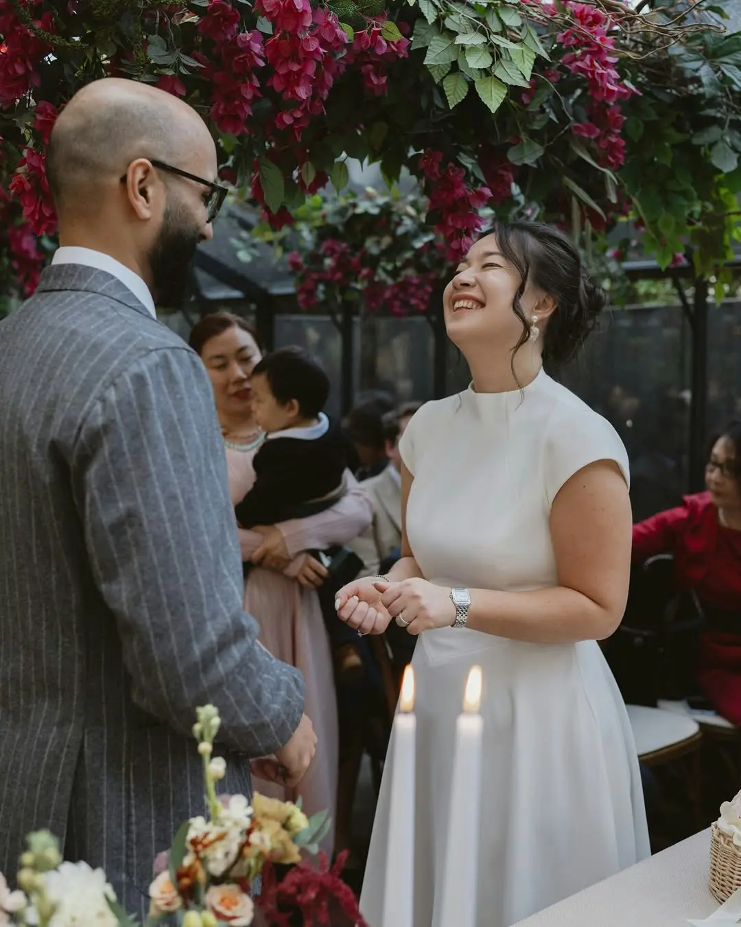 Vows Under Glass, Then Straight To The Table.