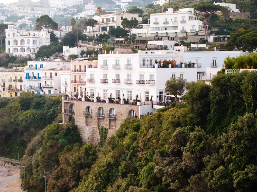 A villa above the sea on Capri