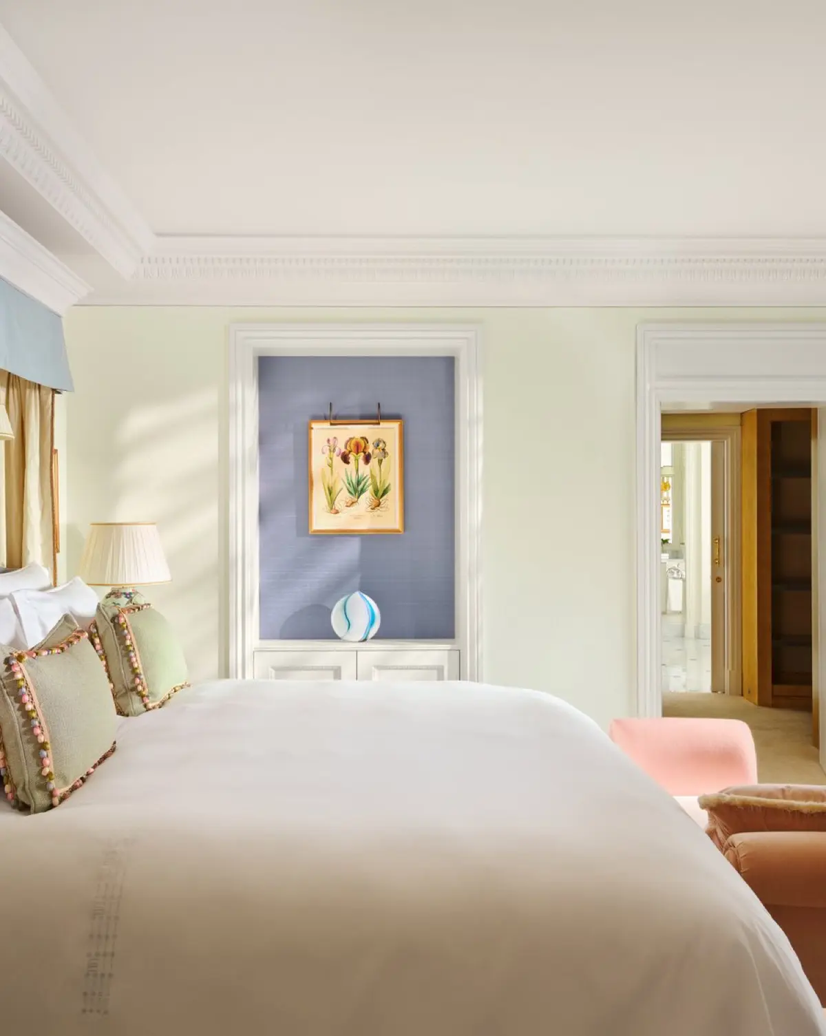The bedroom of the Royal Suite