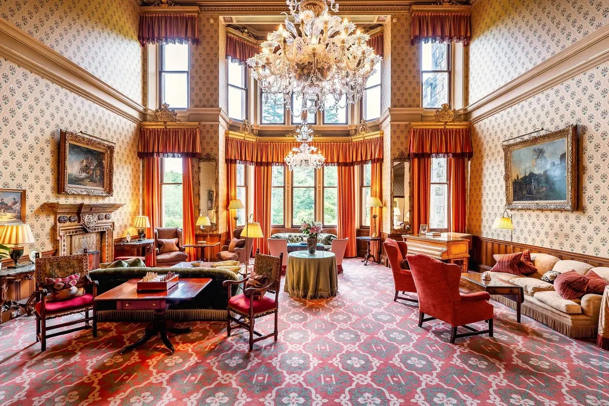 The Great Hall, Inverlochy Castle Hotel, Fort William, Scotland