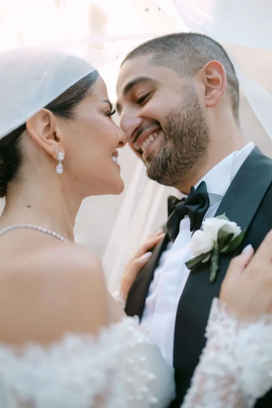 A couple, photographed on the day