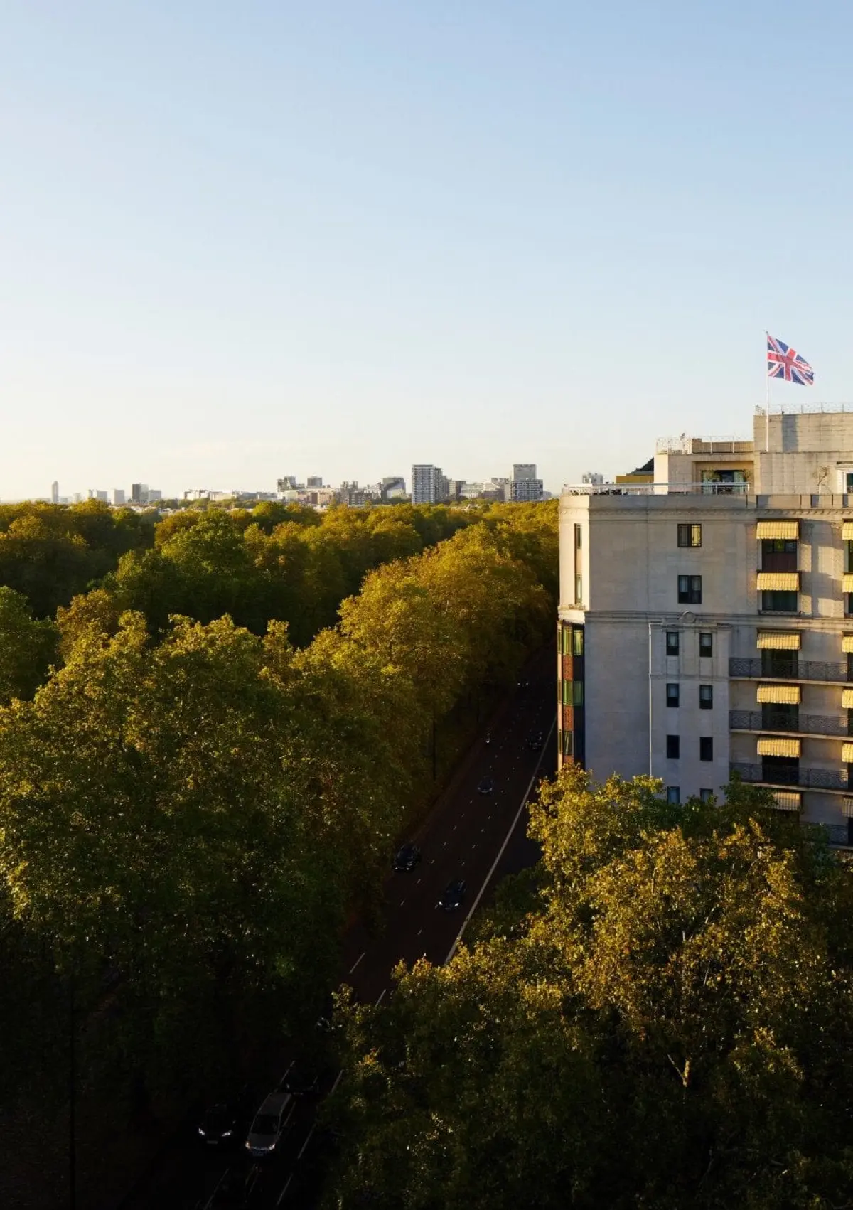 The Dorchester at Sunset, Park Lane, The Dorchester, Mayfair, England