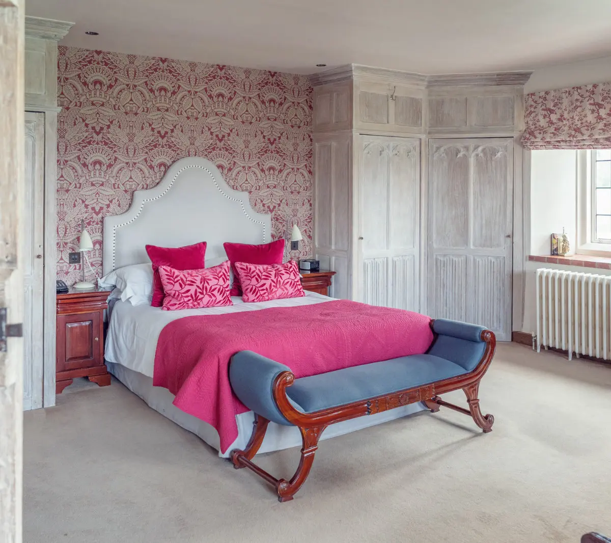 A Maiden's Tower Deluxe Double Bedroom at Leeds Castle