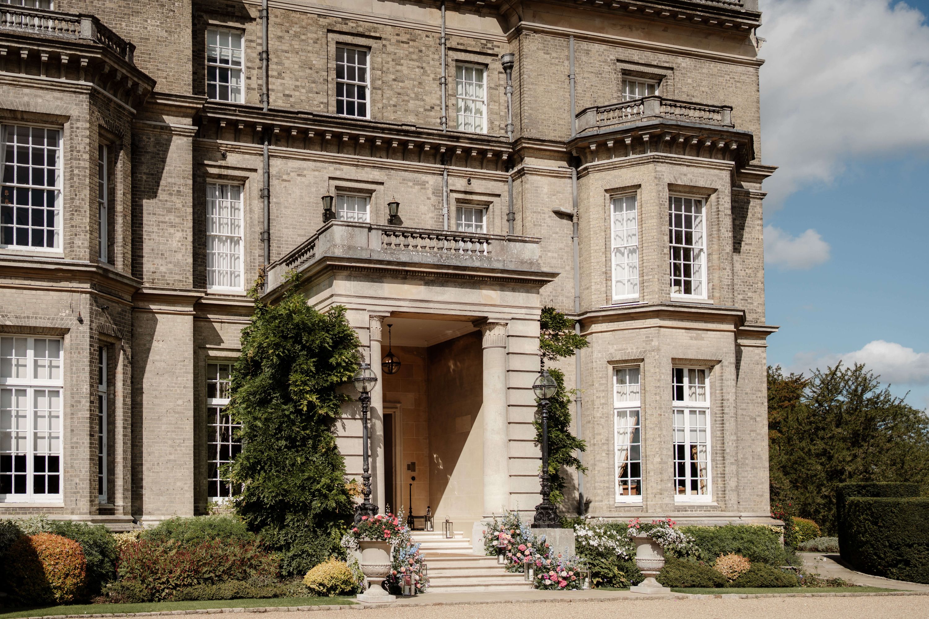 The entrance at Hedsor House