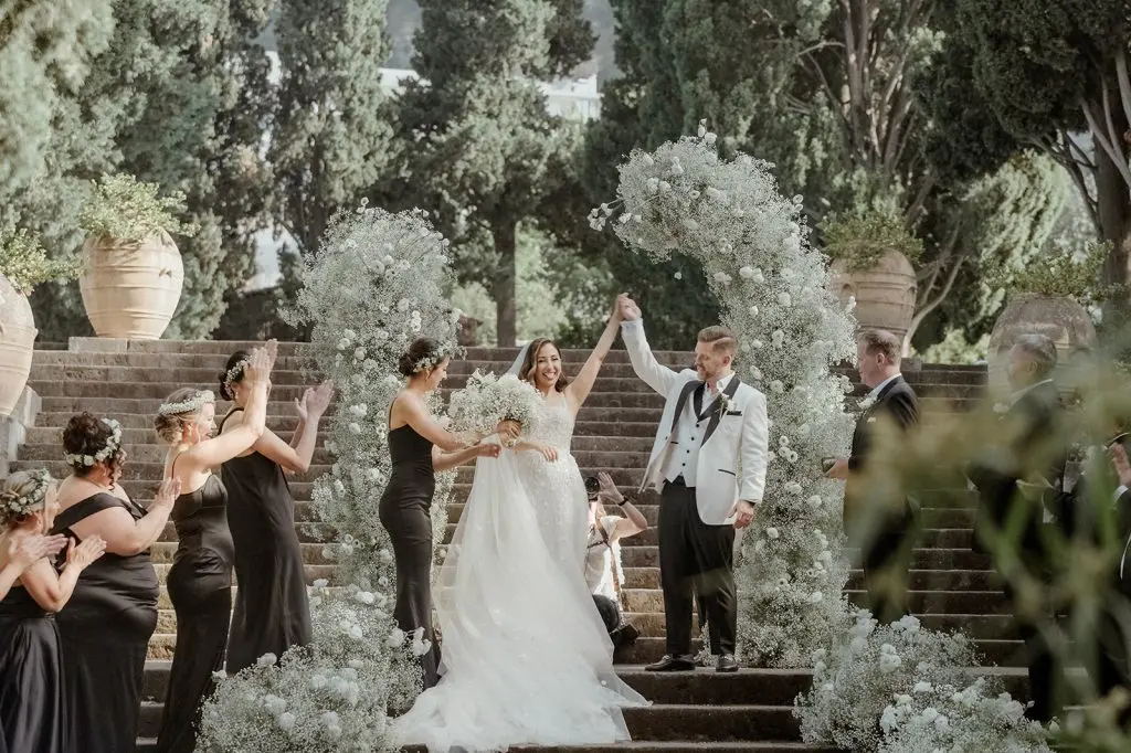 The wedding party in the gardens, Cinema of Poetry, Athens, Greece
