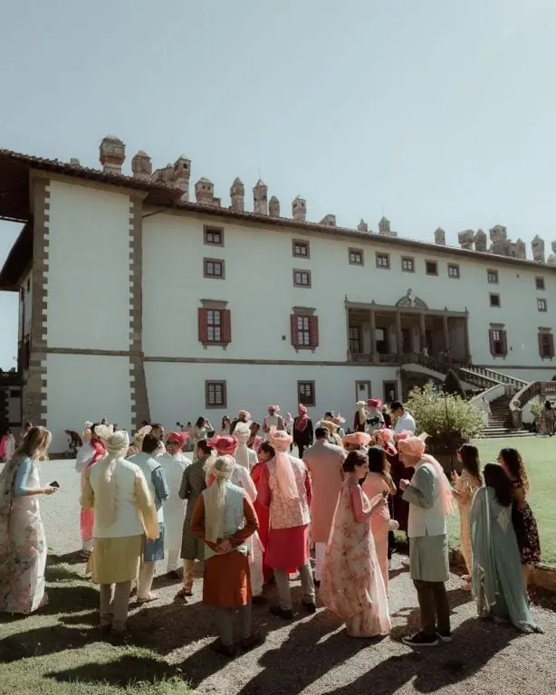 Arriving at the villa, the ceremony still ahead, Andrea & Federica, Perugia, Italy
