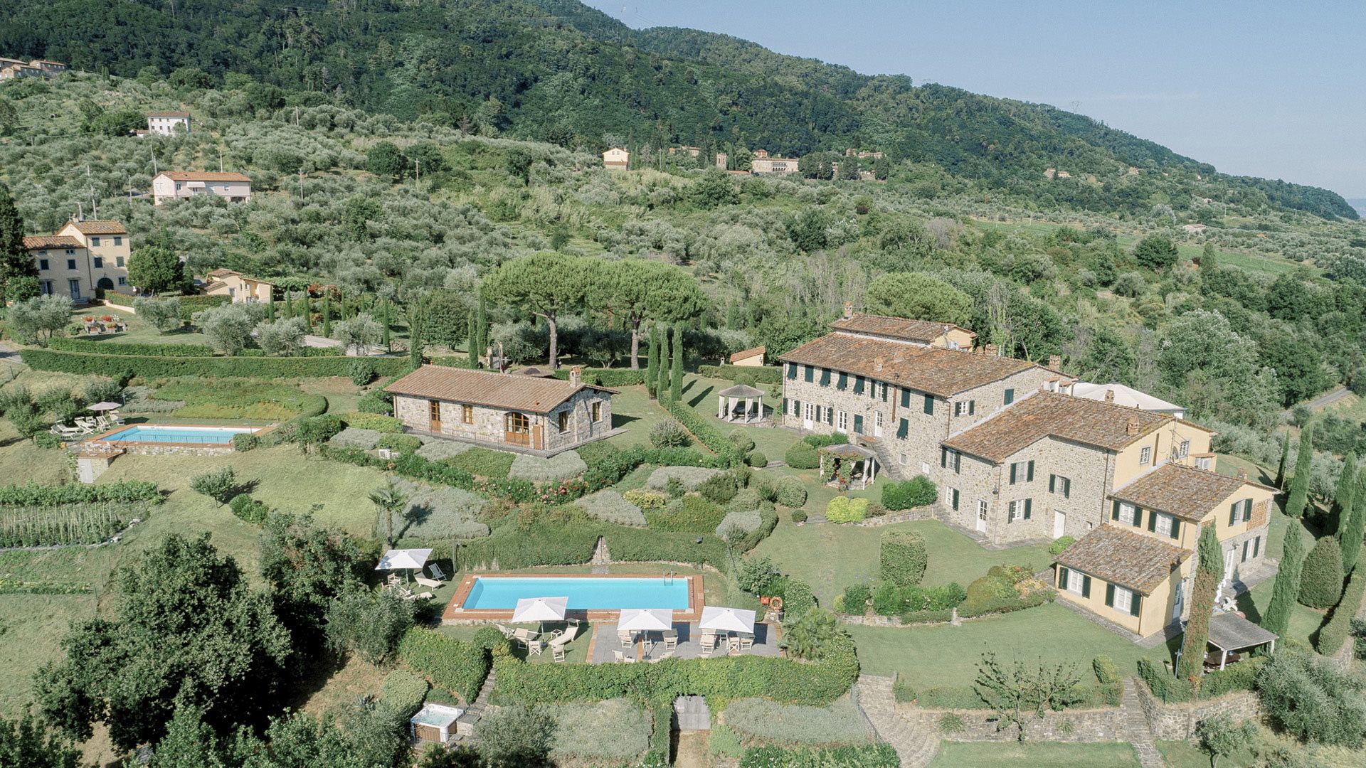 The Villa Estate from the Air