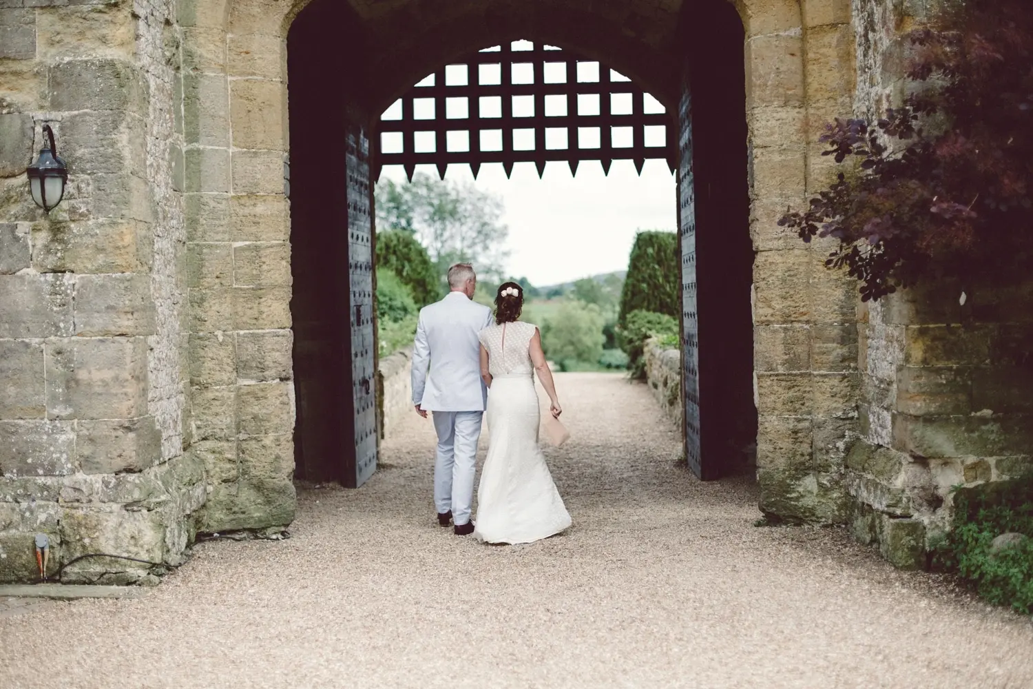 A Ceremony Inside a Castle.