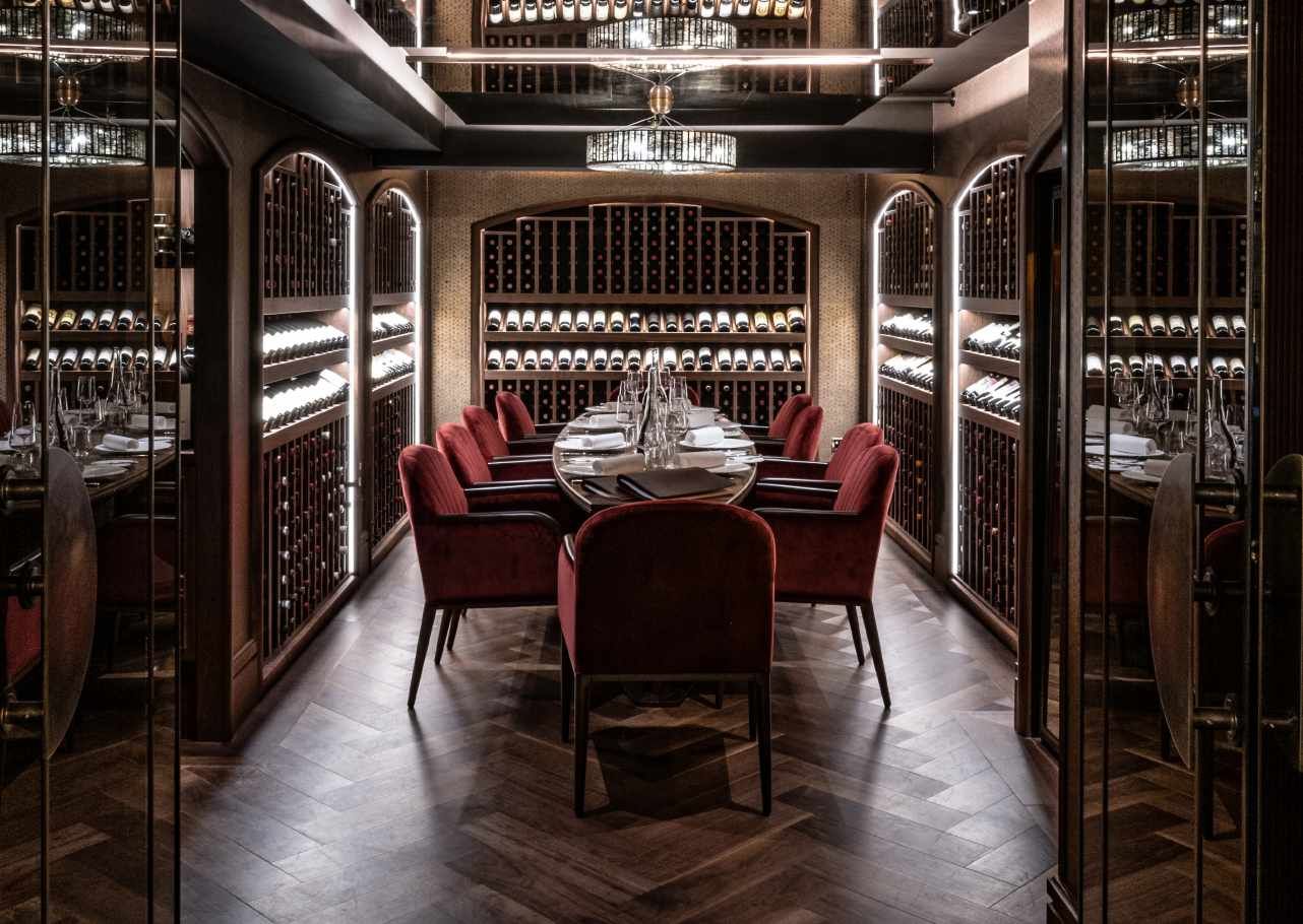The Wine Room at the Savoy Grill