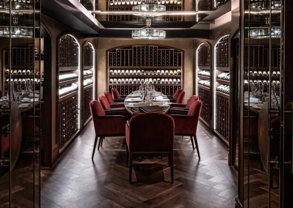 The Wine Room at the Savoy Grill