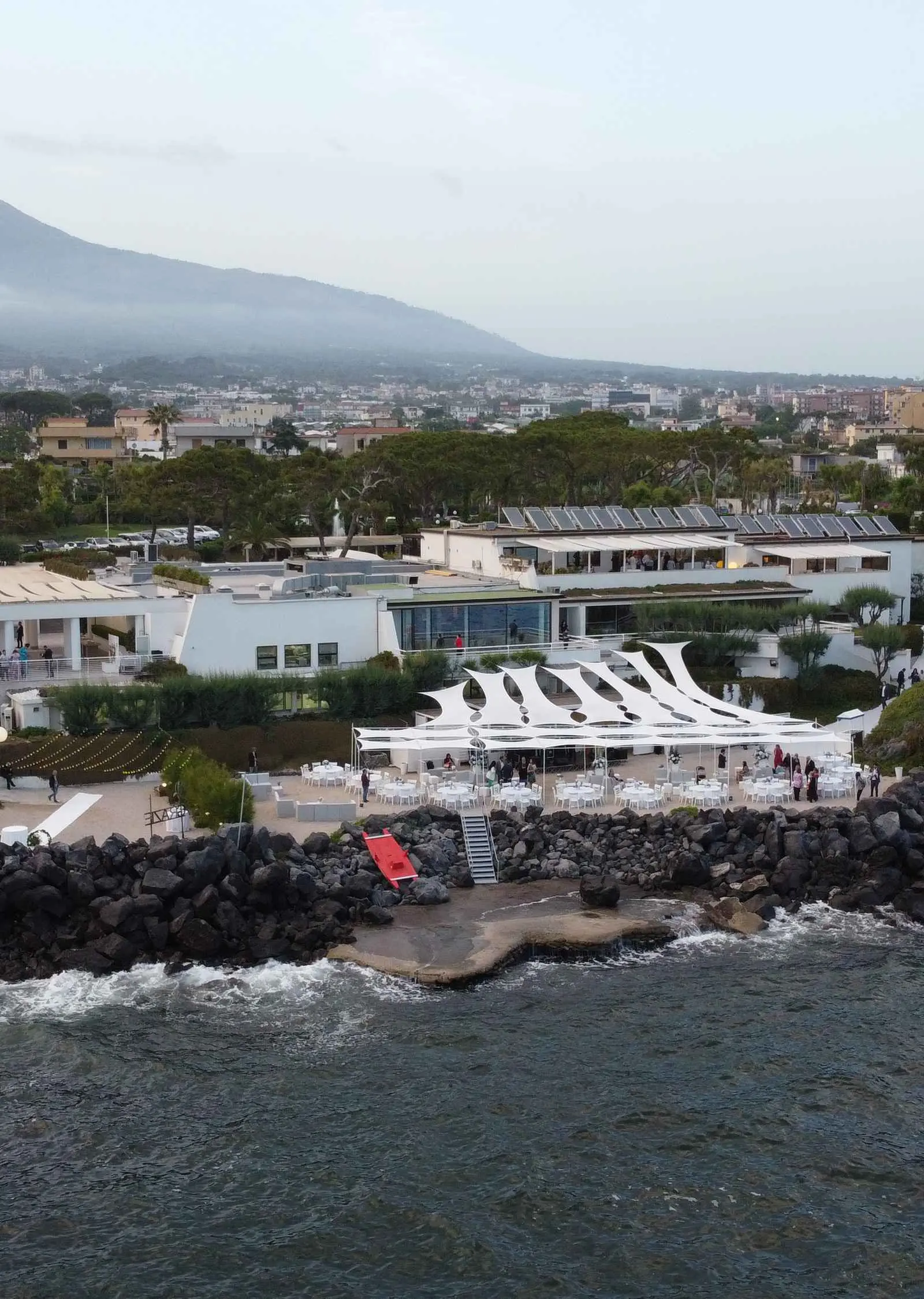 Vesuvius, Capri, and the Open Sea.