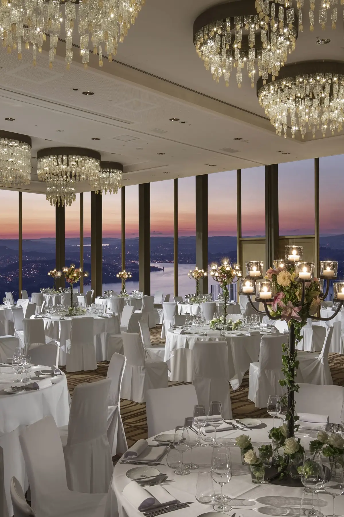 The ballroom at Bürgenstock Resort