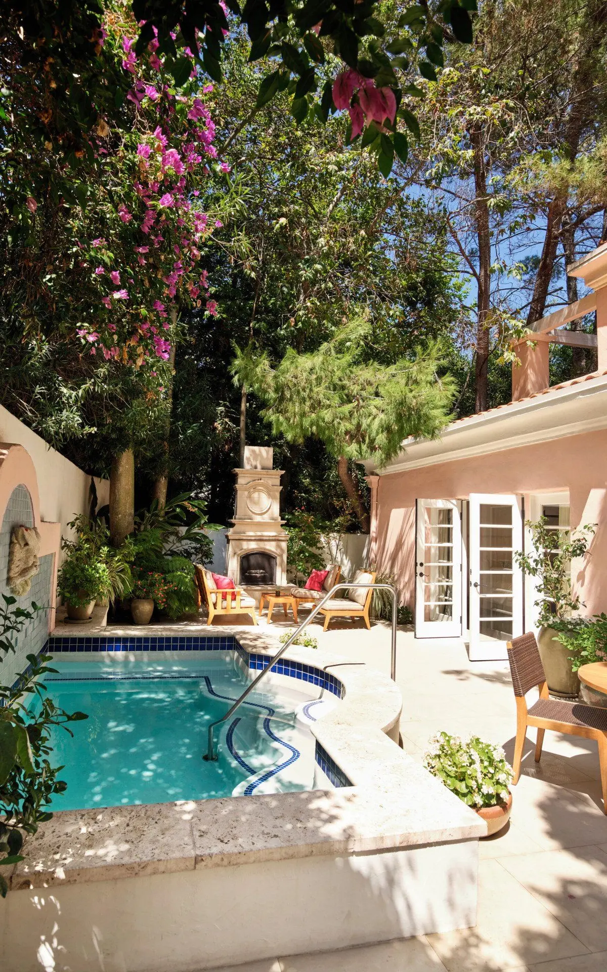 The Stone Canyon Suite at Hotel Bel-Air, with its private plunge pool