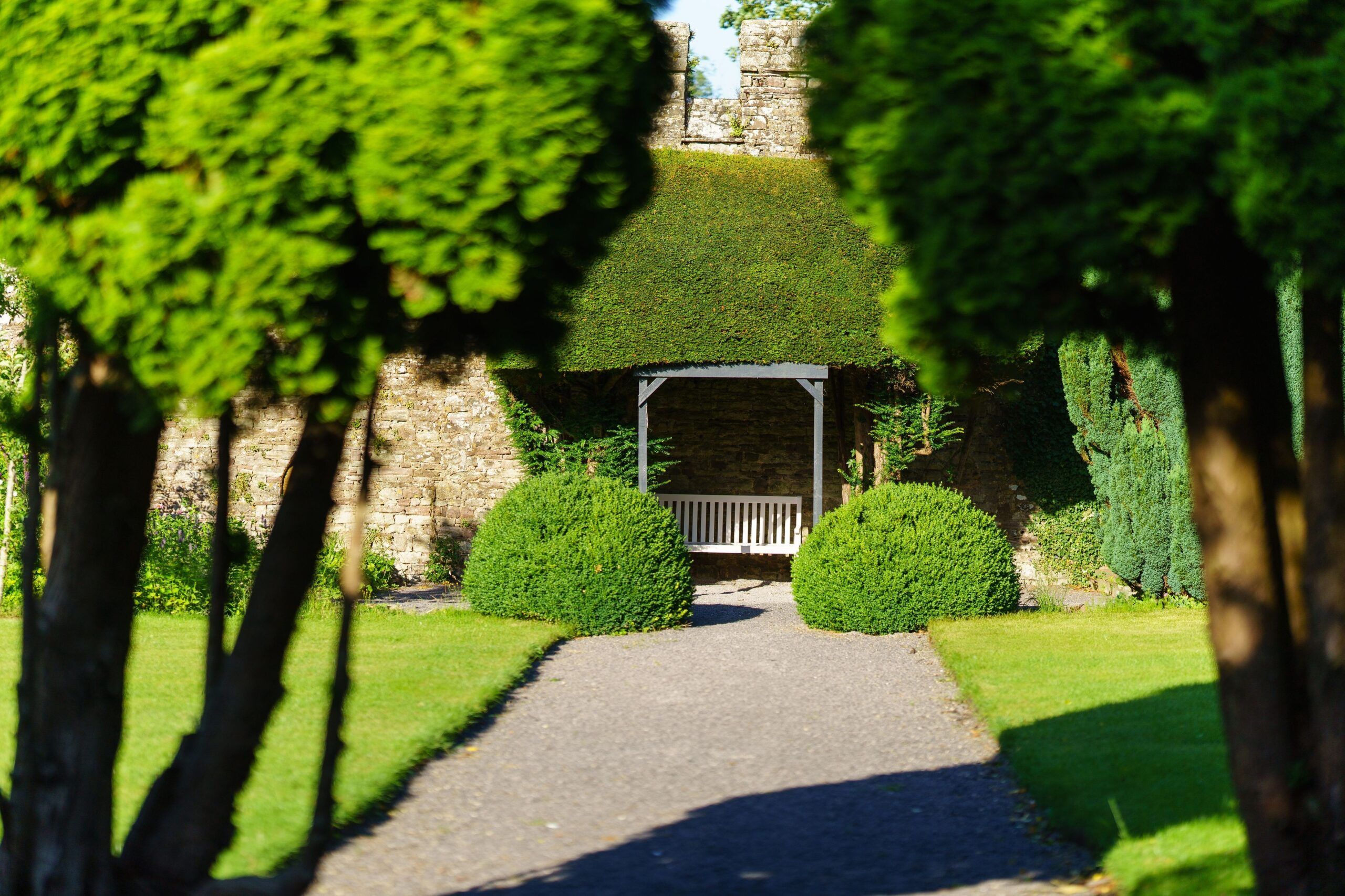 The Tudor walled garden at Thornbury Castle