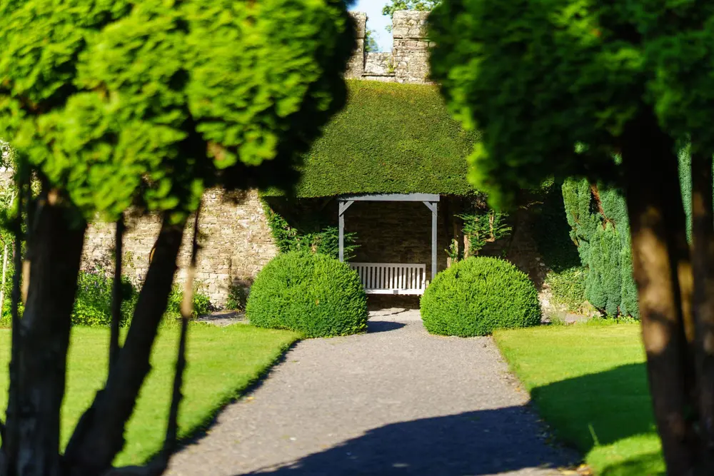 The Tudor walled garden at Thornbury Castle