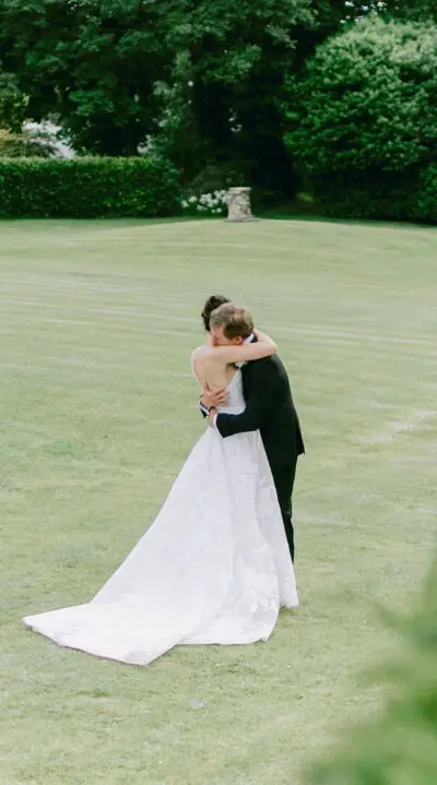 The first embrace, on the lawn at North Berwick, HD Moments, London, England