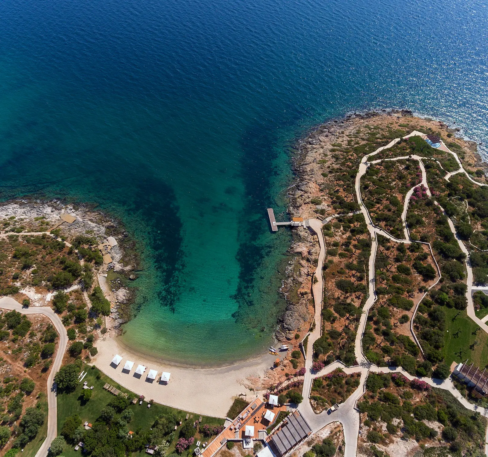 A Private Marina and an On-Site Helipad.