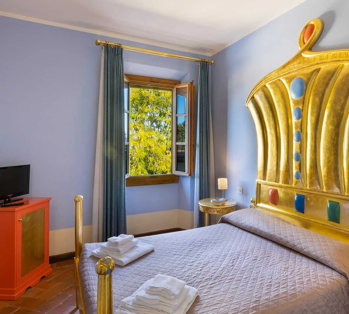 Villa Castiglione, a restored convent in the Florentine hills above Impruneta