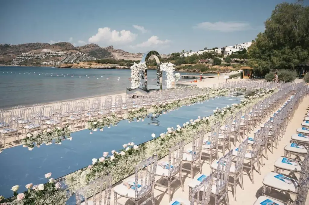 A Ceremony on the Beach or Over the Water.