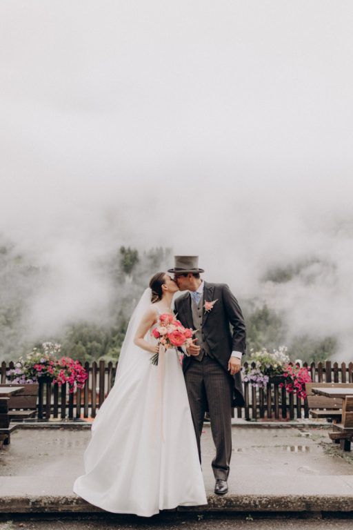 The couple above the cloud line