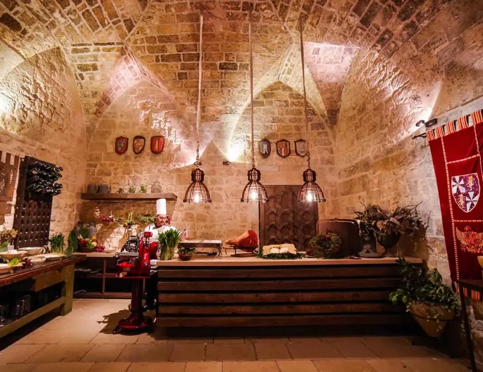 Great Hall with fireplace