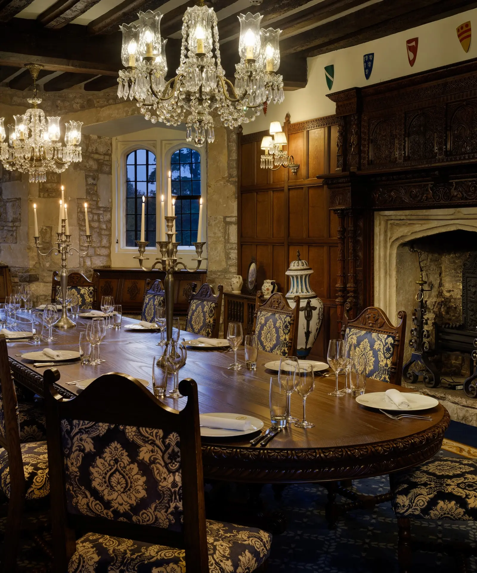 Three AA Rosettes, in a Tudor Castle.