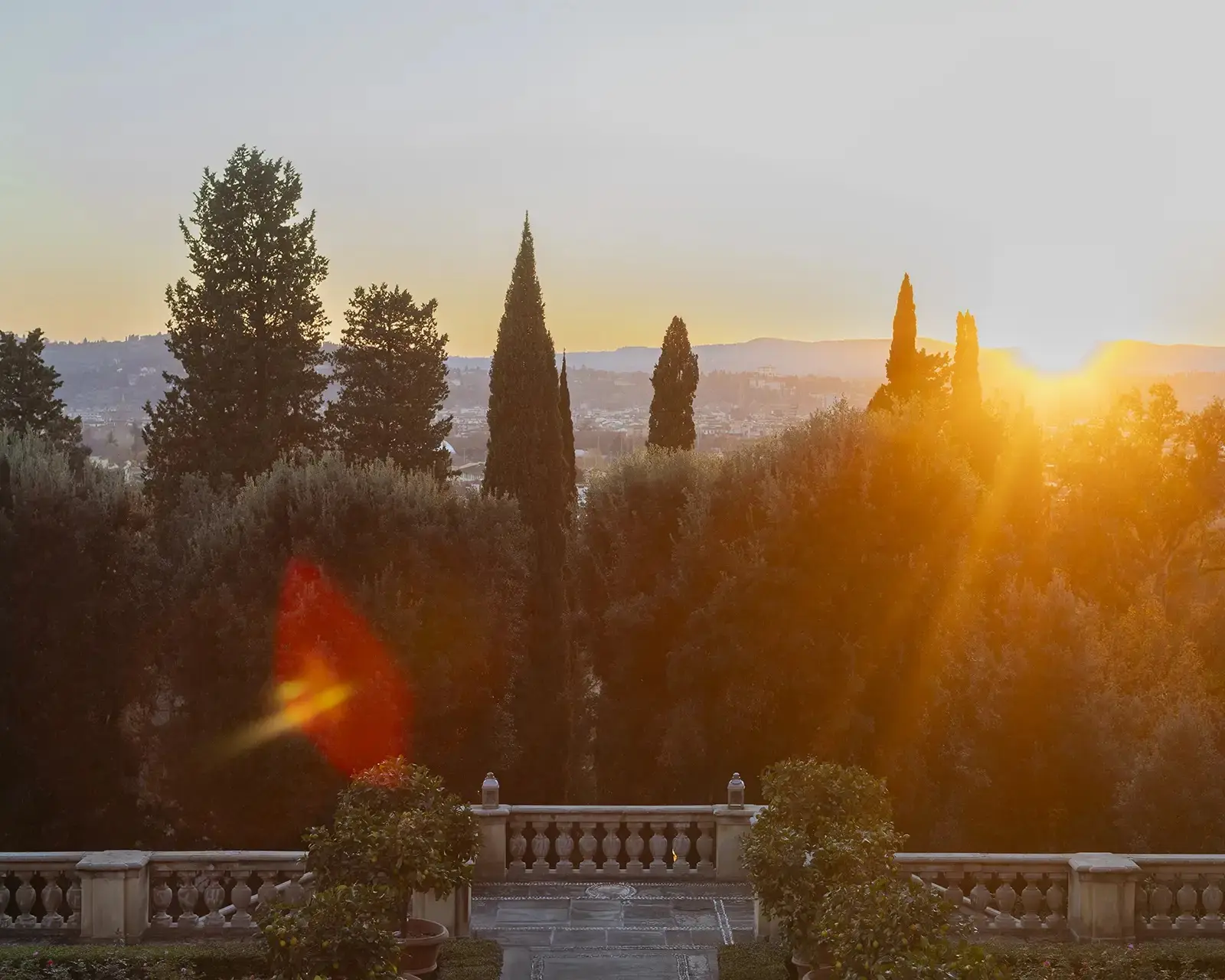 Above Florence, a Villa of 45 Rooms.