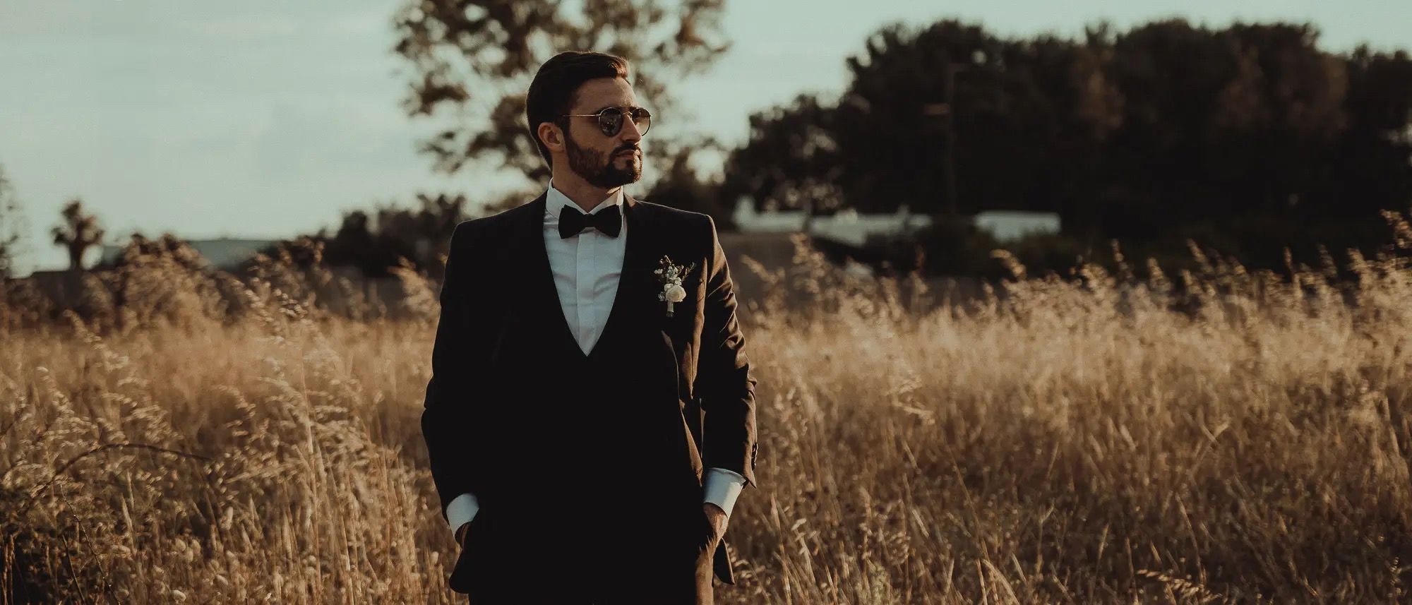The groom at dusk