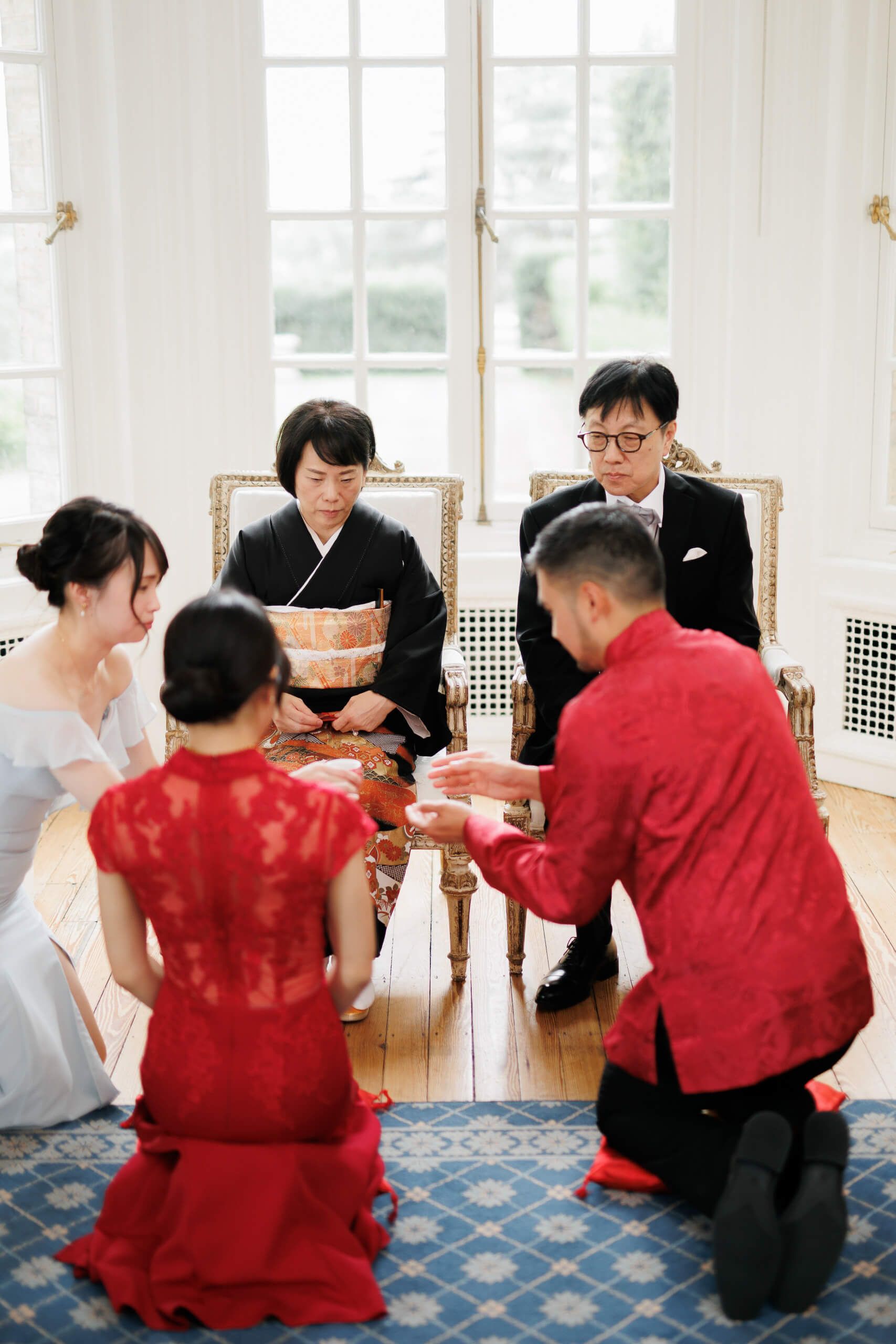 Wedding ceremony at Hedsor House