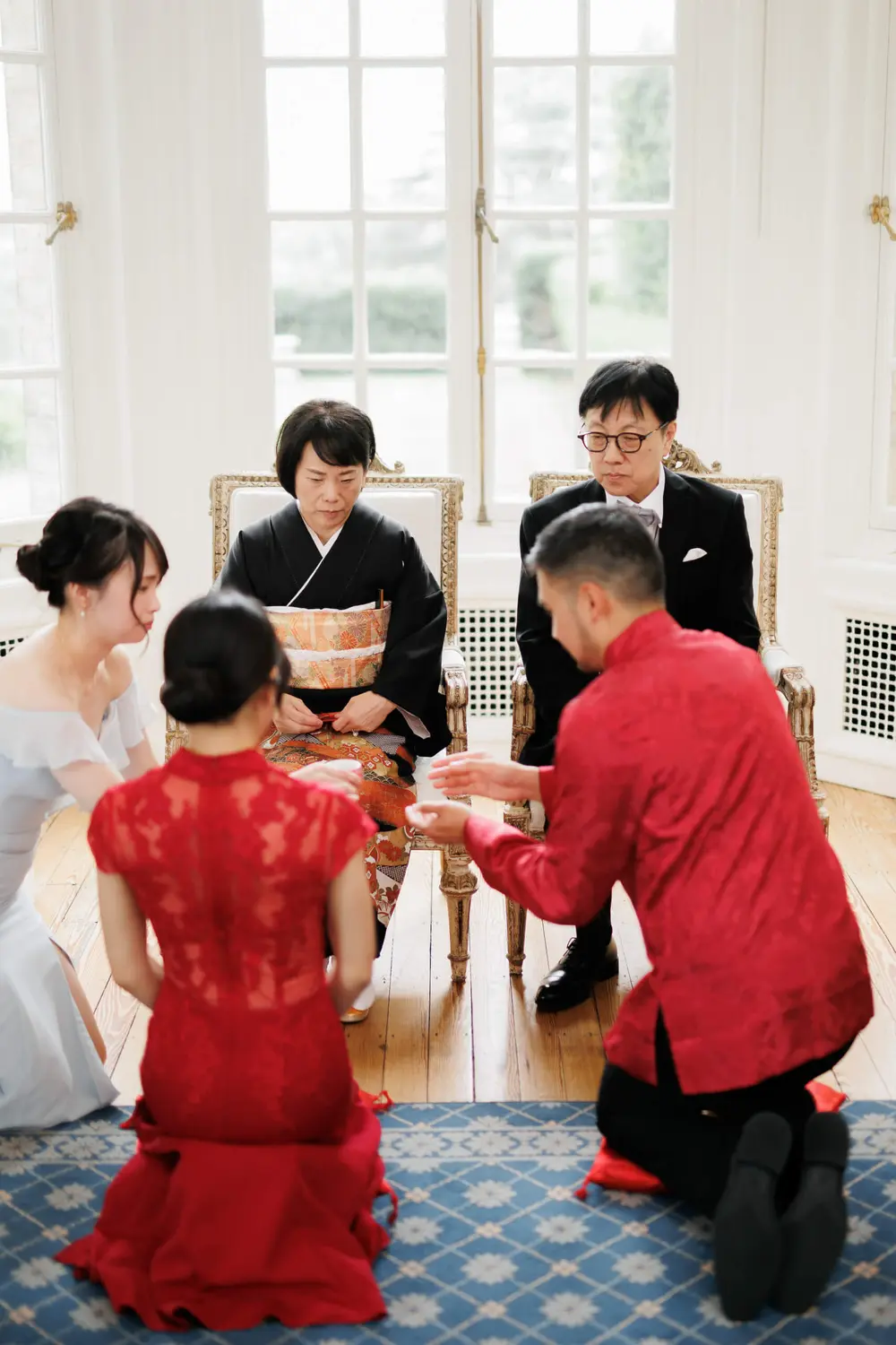 Wedding ceremony at Hedsor House