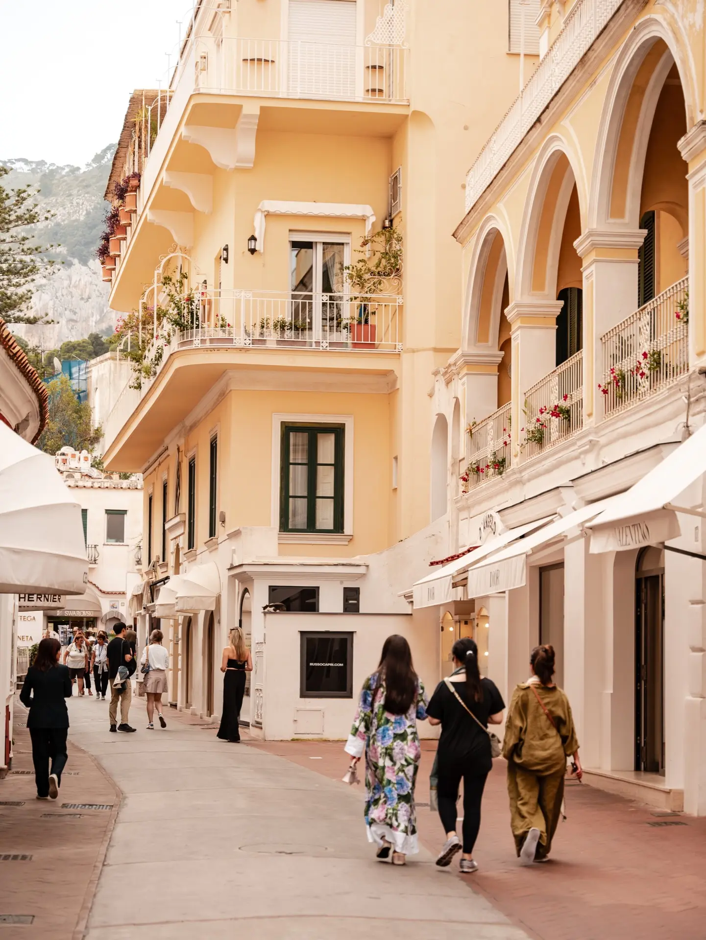 Steps from the Piazzetta.