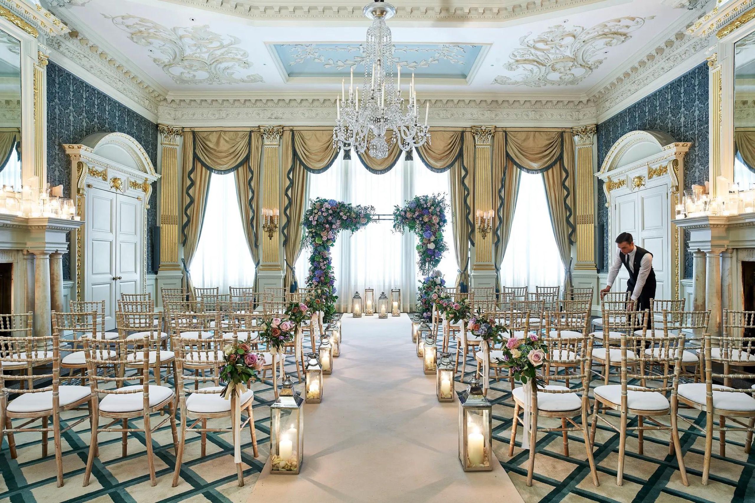A Ceremony in the Drawing Room, Claridge's, London, England
