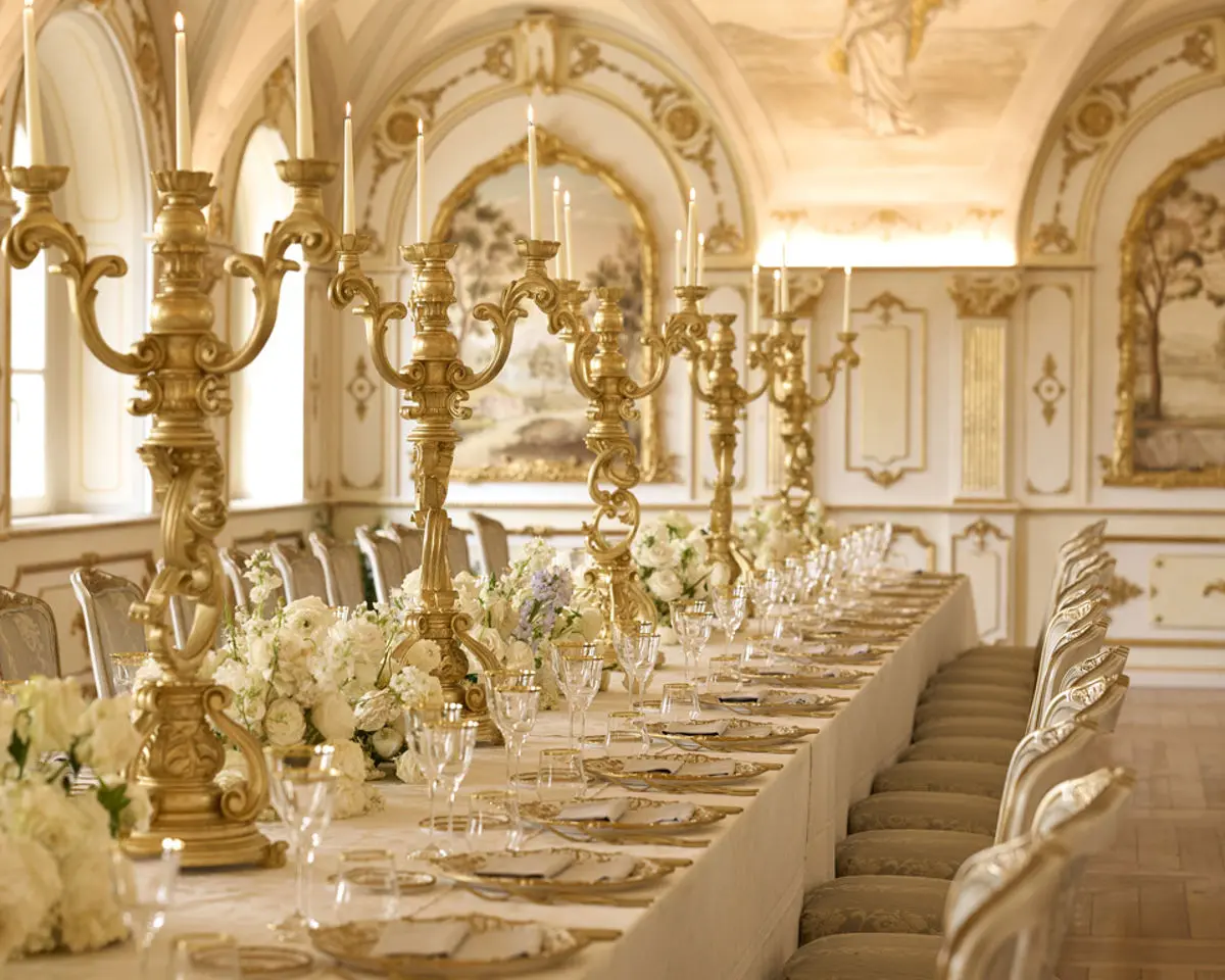 A wedding ceremony at La Corte dei Papi