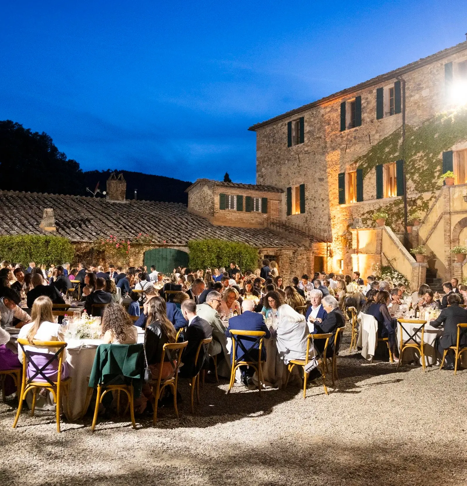 Long Tables Beneath the Ivy.
