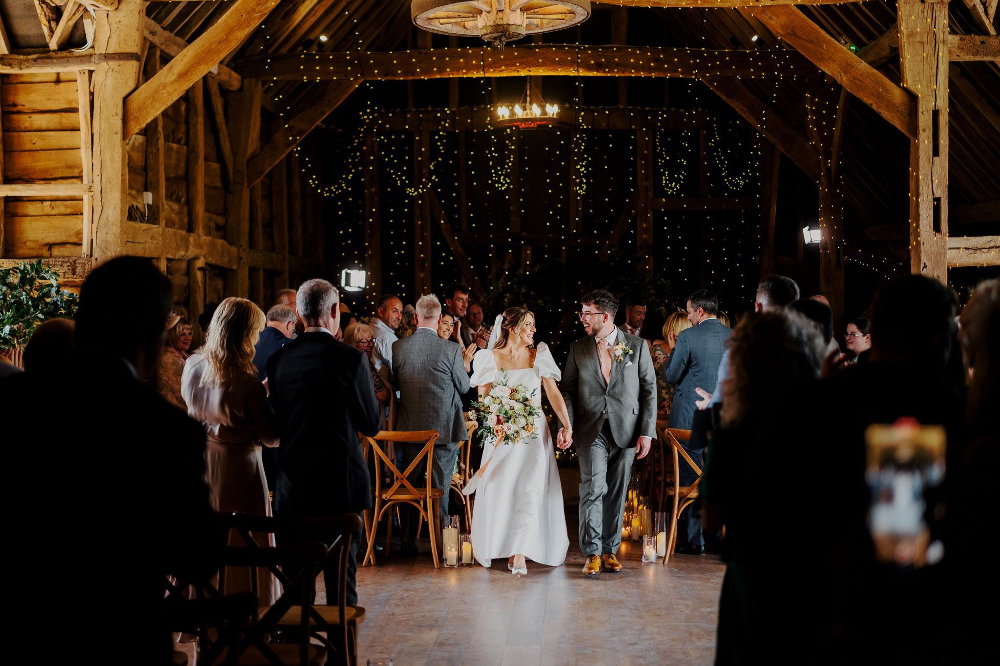 A barn ceremony