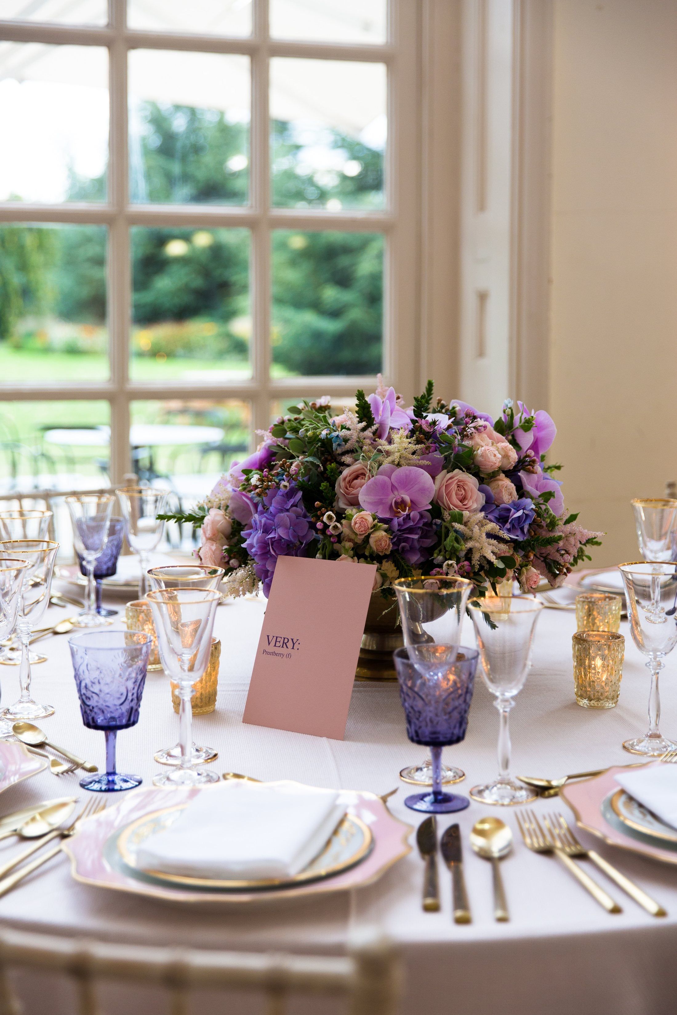 Wildabout Flowers dressing the Orangery at Kew Gardens
