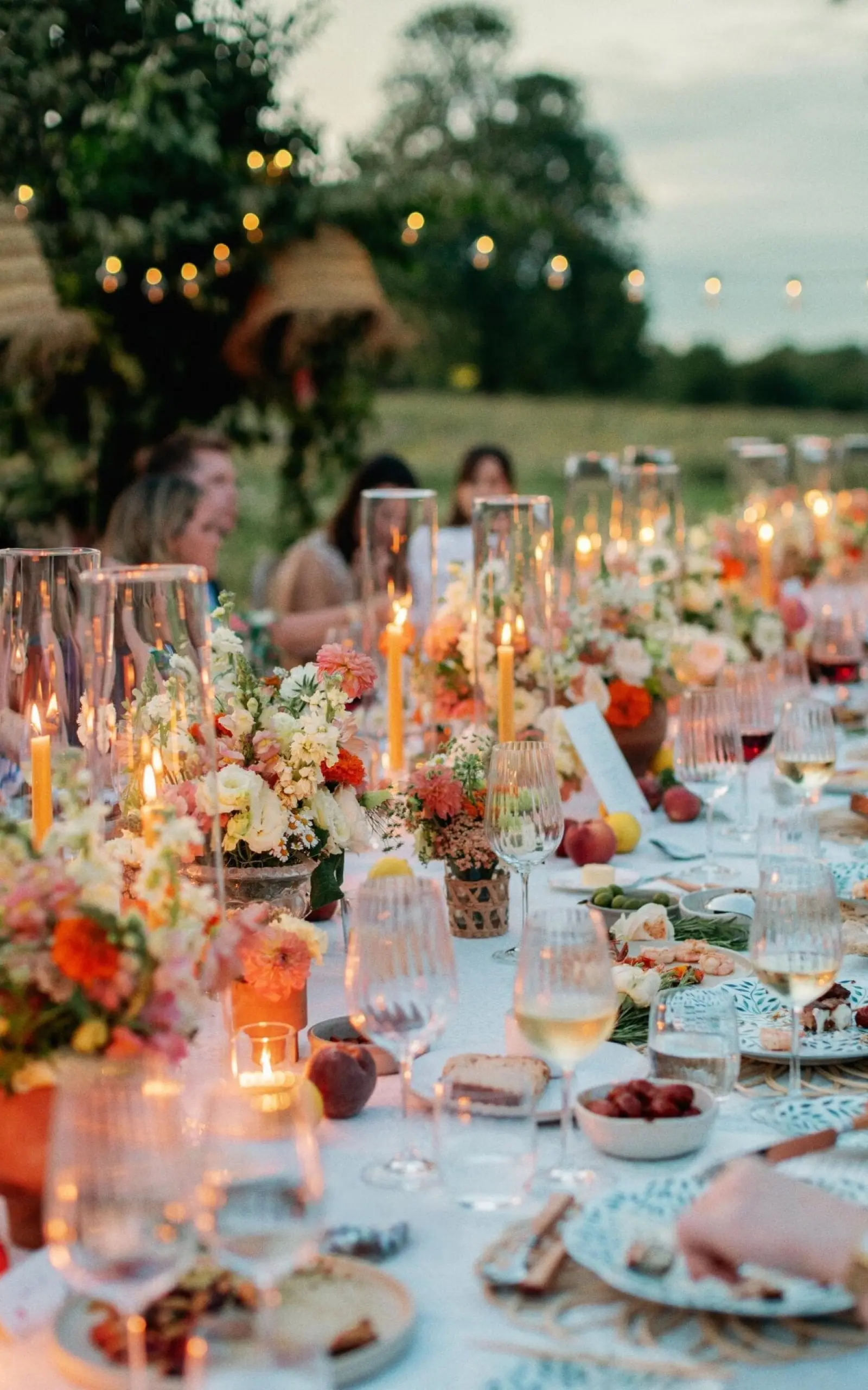 A Ceremony in the Meadow. A Dinner Beneath the Stars.